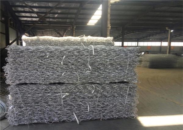 Buy cheap Galvanised Steel Galfan Gabion Baskets Hot Dipped Apply To Coastal Protection from wholesalers