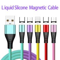 Buy cheap Magnetic Fast Charging Cord USB Cable For Phone Liquid Silicone product