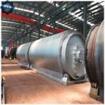10 Ton Scrap Tire Rubber Recycling Pyrolysis Production Line To Furnace Oil