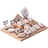 Buy cheap Retail Wood Jewelry Holder Stand Display Set For Necklaces Pendants from wholesalers