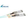 Buy cheap Data Centers Active Optical Cable 200G QSFP56 SR4 To 2xQSFP56 SR2 850nm 5m AOC Cable from wholesalers