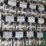Buy cheap Socket Weld Horizontal Pneumatic Air Actuator On Off Valve With Limit Switches from wholesalers