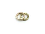 GB93 Spring Steel Washers Yellow Zinc Plated Split Lock Washers 2mm 48mm
