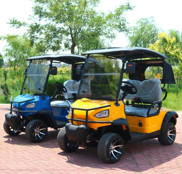 Buy cheap Luxury Fashion Electric Golf Cart 4-Wheel 4-Seater Lifted Golf Cart from wholesalers