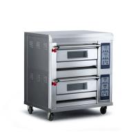 Buy cheap Commercial Two Deck 4 Tray Bakery Oven Stainless Steel Material product