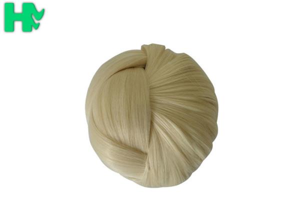 Buy cheap 613# Golden Color Clip In Fake Hair Pieces Hand Braided Bun For White Women from wholesalers