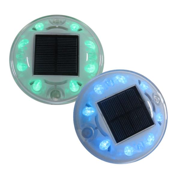 Buy cheap Led solar road studs plastic reflector cat eyes warning lights flashing from wholesalers