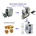 Model-400 Small Cookie Making Machine Wire-cut&Deposit Capacity about 50~100kgs