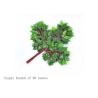 Buy cheap Indoor Decoration Silk Plastic Iron Wire Artificial Green Ficus Tree Branches from wholesalers