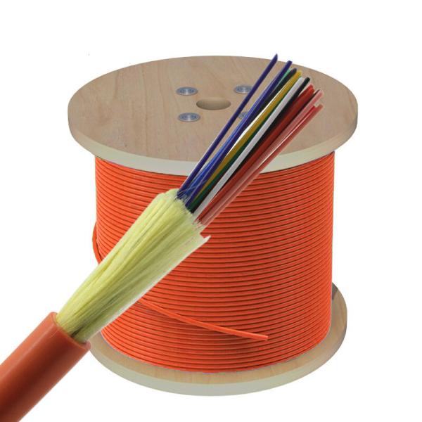GJFJV-24B1 All Dielectric Structure MFC Multi Fiber Indoor Optic Cable for