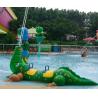 Buy cheap Exciting Fiberglass Crocodile Spray Water Equipment For Children Play In Splash Park from wholesalers