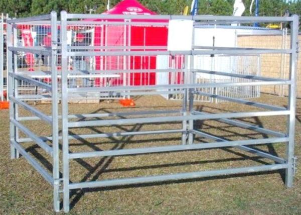 Buy cheap 6 Rail Heavy Duty Steel Cattle Fence Panel Use Corral Panels 1820X2100mm from wholesalers