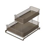 Under Sink Organizer Sliding Basket Organizer Kitchen Storage Basket By