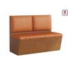 Buy cheap Waterproof Laminate PU Leather Upholstered Restaurant Booth 3.8cbm from wholesalers