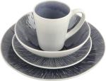 Buy cheap Popular 16pcs Stoneware Dining Set , Crackle Reactive Glazed Dinner Set from wholesalers