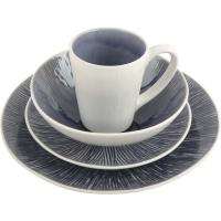 Buy cheap Popular 16pcs Stoneware Dining Set , Crackle Reactive Glazed Dinner Set product