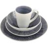 Buy cheap Popular 16pcs Stoneware Dining Set , Crackle Reactive Glazed Dinner Set from wholesalers