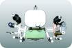 380V Auto Silk Screen Printing Machine , 50Hz Silk Screen Printing Equipment