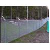 Buy cheap Steel Galvanized Chain Link Fence With Barbed Wire In The Top from wholesalers