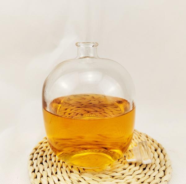 Buy cheap Crystal White Coating Cute Glass Bottle for Water Wine Medicine Personalized Design from wholesalers