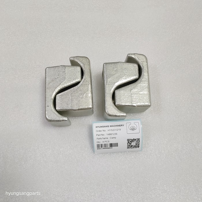 Excavator Hydraulic Parts Clamp 14881236 VOE14881236 For EC160B EC210B EC240B
