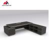Buy cheap PAINT BAKING PROCESSWOOD GRAINHINCLINED TABLE EDGE Executive Desk for President Manager from wholesalers