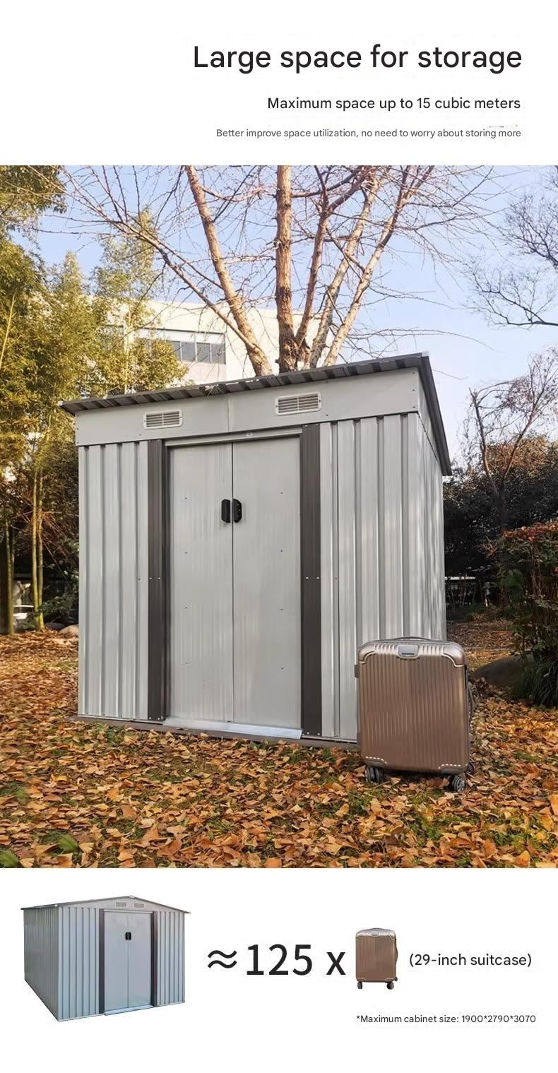 Roof Composite House for Steel Structure Outdoor Storage Room within Postmodern Design Style