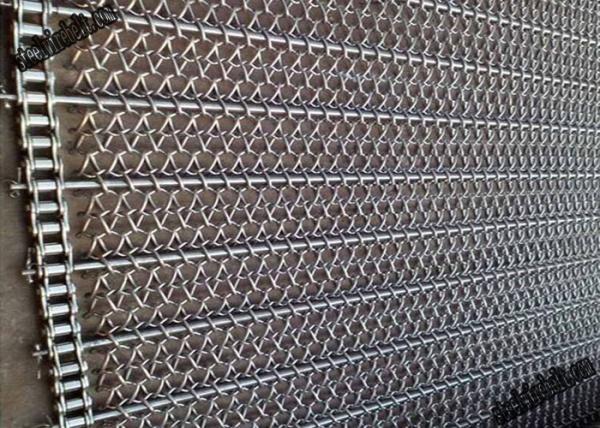 Buy cheap Hygienic 300~2000mm Width SUS304 Weave Conveyor Belt from wholesalers