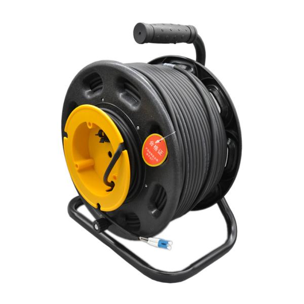 Buy cheap FTTx Tactical Fiber Reel Customized Spiral Armored Fiber Optic Cable from wholesalers