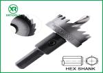 Hex Shank HSS Hole Saw Cutter Quick Change Amber Color Finish Optimum Durability
