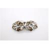 Buy cheap Multi Colors Zinc Rhinestone Shoe Buckles 70mm*48mm For Decoration from wholesalers