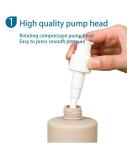 Customized Empty Biodegradable Wheat Straw Body Lotion Shower Gel Shampoo