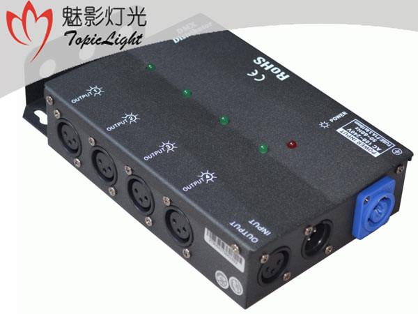 Buy cheap Small Light Weight DMX512 Distributor 4DXH 1327 Over Power Protection from wholesalers