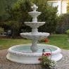 Buy cheap Marble Round Fountains Outdoor Front Yard Water Fountain Lights Home Decoration Garden from wholesalers