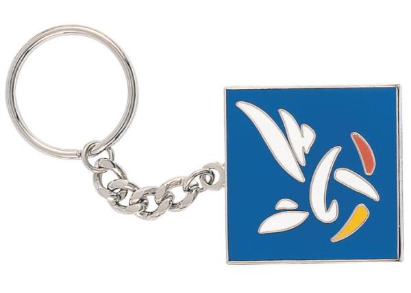 Buy cheap Personalized Copper Stamping Key Chain, Nickel Plating Promotional Keychains With Logo from wholesalers