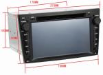 Ouchuangbo Remote Control 6.95 inch Opel Vectra 2005-2008 Sat Nav Car Stereo