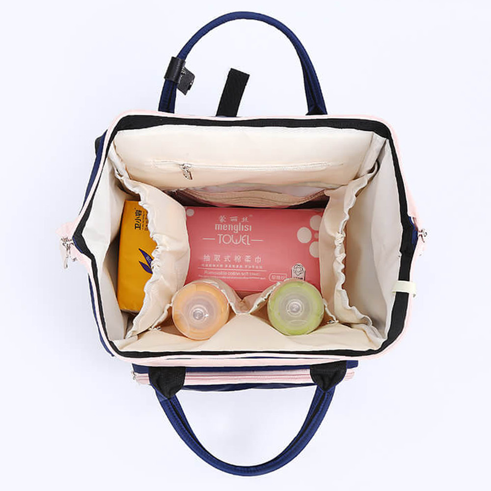 300D PU Cation Kill 99% Virus LED UV Disinfection Diaper Bag​