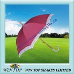 Buy cheap 21" Fashionable Umbrella with Lace and Jade Handle from wholesalers