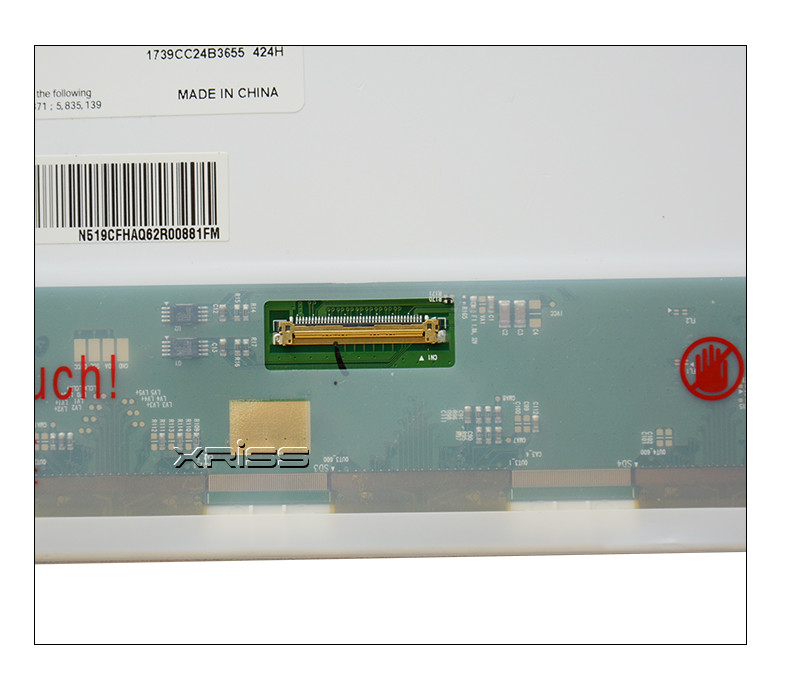 LCD LED 17.3 Inch Laptop Screen LP173WD1-TLA2 1600x900 HD+ LVDS 40pins PCBA Bent