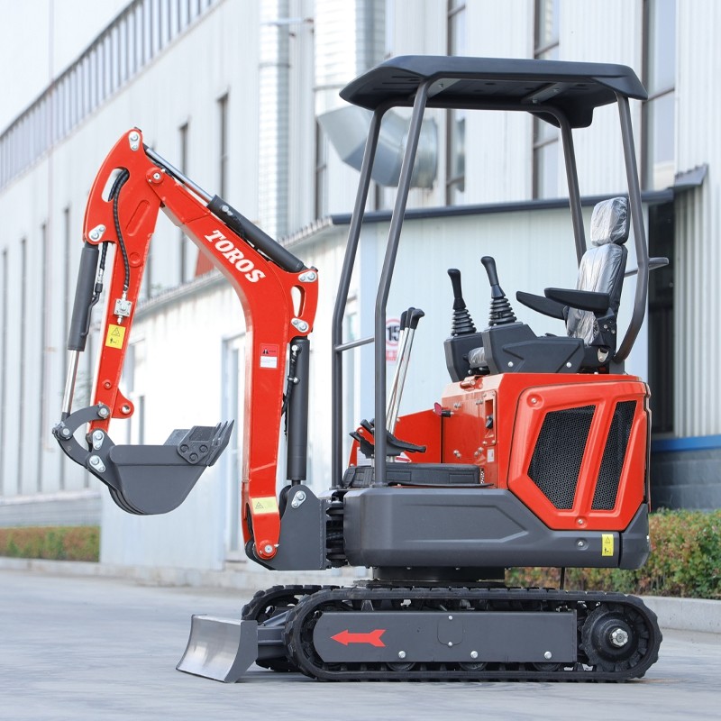 Reliable Crawler Mini Excavator 1600kg Operating Weight 30° Climbing Ability