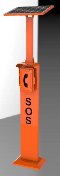 Buy cheap Waterproof Solar Powered VoIP Emergency Telephone for Highway Roadside / Campus from wholesalers