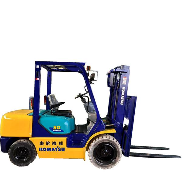 Buy cheap 3 Ton Diesel Forklift Truck Used Triples 3 Tons Forklift Engine 3000 Diesel Forklifts from wholesalers