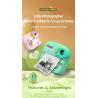 Buy cheap 2400w 1080P HD Childrens Instant Print Camera Phone Touch Screen from wholesalers