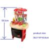 Buy cheap Red Color Pretend Play Childrens Toy Kitchen Sets With Sound And Light 62CM from wholesalers