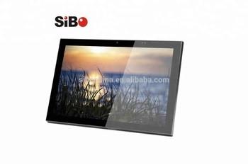 Newest Glass wall mounted 10 Inch IPS POE touch screen industrial rugged android