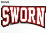 Buy cheap Large Chenille Letter Patches Double Felt Background Personalized Embroidered Badges from wholesalers