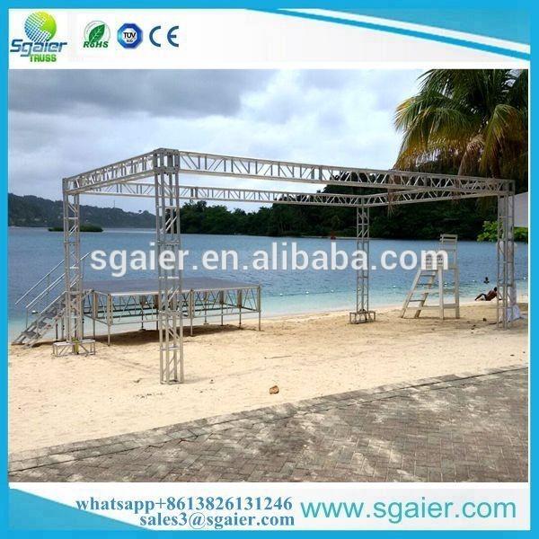Strong Exhibition Truss System , Easy Set Up Aluminum Alloy 20x20 Trade Show