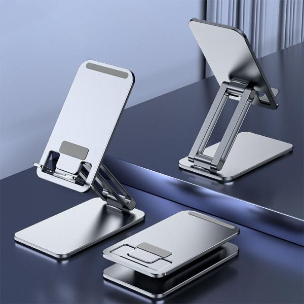 Buy cheap Universal Cell Phone Stand Foldable Aluminum Alloy Table Stand OEM Available from wholesalers