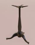 Black / Metal Dining Table legs Pedestal Base Outdoor / Indoor Designer Table
