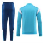 Sky Blue Soccer Team Tracksuits Polyester Football World Cup Track Suit